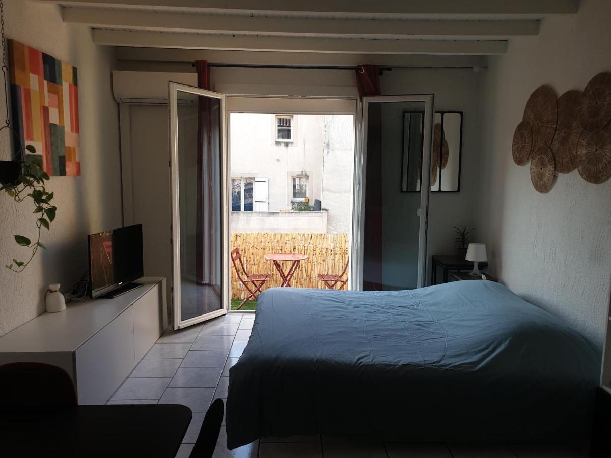 Studio Tout Confort Centre Ville - Balcon, Clim, Tv, Wifi Mazan Exterior photo